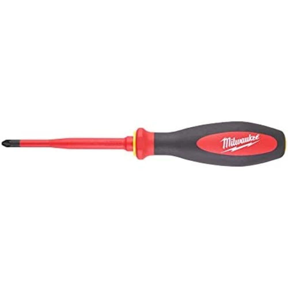 Milwaukee 4932471451 Ergo-Slim Screwdriver PZ2 x100 MILWAUKEE-4932471451, Black-Red