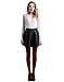 HDE Womens Solid Gradient Color Stockings Opaque Microfiber Footed Tights,XS-M,Maroon