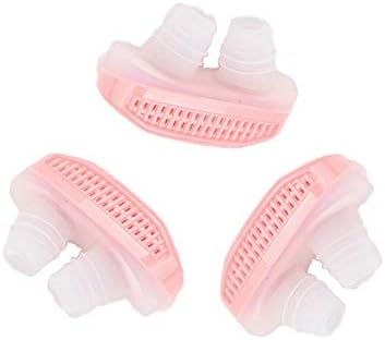 Anti Snoring Device To Ease Breathing - Nose Vents Solution for Comfortable Sleep - Stop Snore Nasal Dilators for Men and Women (Pink)