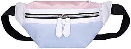 TUU Practical Women's Waist Packs, Fashion Canvas Letter Shoulder Messenger, Crossbody Chest Bags Packs for Sport Fitness,Workout