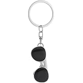 ARFUKA Keychain Sunglasses Pendant Keyring Metal Key Chain Bag Charm Key Organizer Holder Christmas Birthday Gift Keychains Key Chain Key Ring Holder