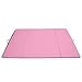 Soozier PU Leather Gymnastics Tumbling/Martial Arts Folding Mat, Pink, 4 x 6' x 2