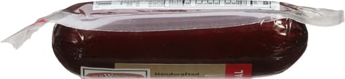 OLD WISCONSIN PREMIUM SUMMER SAUSAGE, 100% NATURAL MEAT, CHARCUTERIE, READY TO EAT, HIGH PROTEIN, LOW CARB, KETO, GLUTEN FREE, ORIGINAL FLAVOR, 8 OUNCE