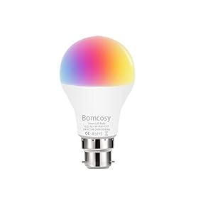 Bomcosy WIFI Smart Lampen 4 stuks – E27-9W – Dimbaar Smart Lamp – Kleur Licht 2700-6500K – LED RGB-lamp – Voice/App…