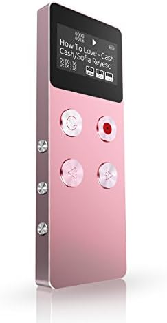 SHIKU Portable Music Player, 8GB MP3 Player with FM Radio, Voice Recorder, E-Book Reader, High Lossless Sound Quality-T3