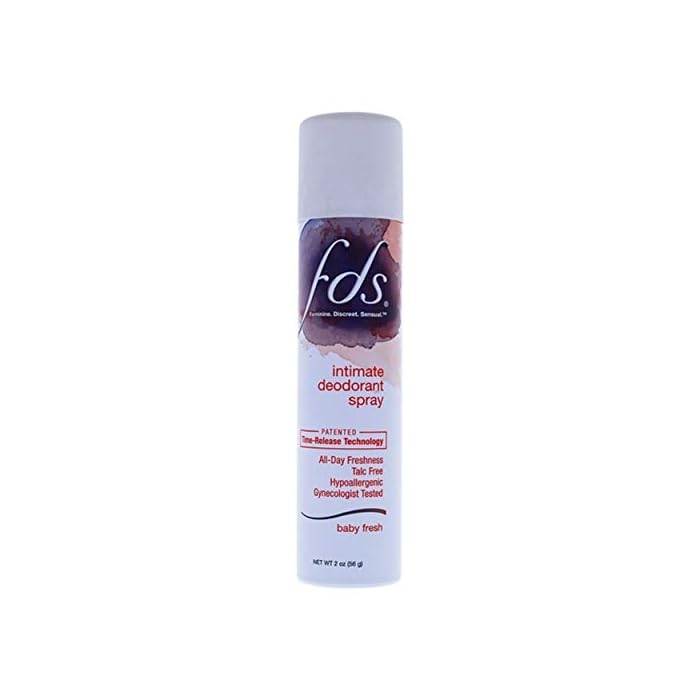 FDS Intimate Deodorant Spray Baby Fresh - 2 oz, Pack of 3