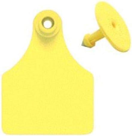 Allflex USA GLF050/GSMY 096222 Ear Tag, Numbered #26-50, Yellow, Large