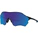 Oakley Mens EV Zero Range Polarized Sunglasses, Matte Black/Sapphire Iridium, One Size