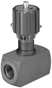 Hydac 00705070 - HYDAC DV-20-01.X/12 Hydraulic Needle Valve, 80gpm Max. Flow Rate, 5000psi Max. Oper. Pressure, Mounting Type: Inline