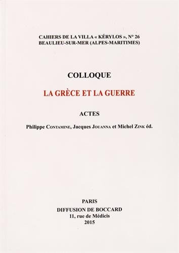 Colloque La Grèce et la guerre