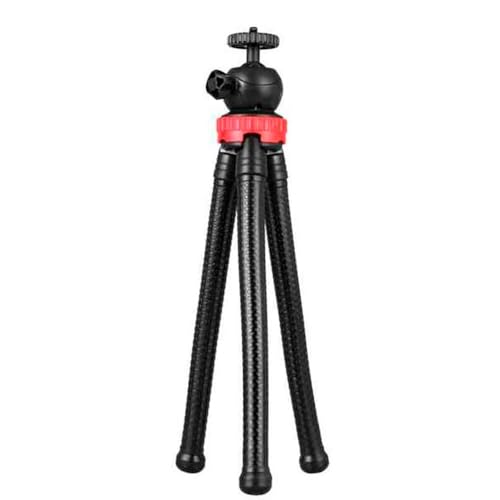 iggual Tragbares Stativ MT360, 360 Grad, verstellbar, Schwarz