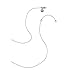 Michael Kors Women's Silver Stainless Steel Necklace MKJ3970040
