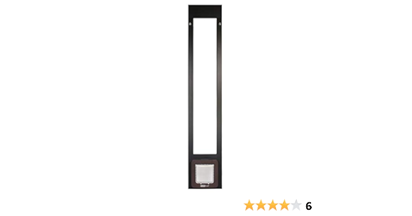 dog door with microchip sensor