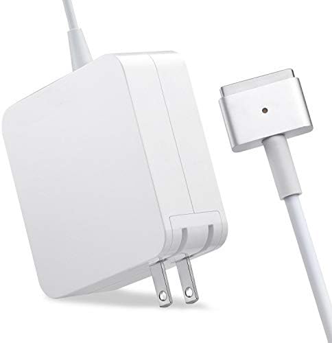 Mac Book Pro Charger, AC 60W Magsafe2 T-Tip Power Adapter Charger Replacement For MacBook Pro 13.3" Retail Package A1425 A1435 A1465 A1502 (Made After Late 2012)