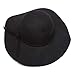 Onlineb2c Fascharmy Vintage Women Ladies Floppy Wide Brim Wool Felt Fedora Cloche Hat Cap