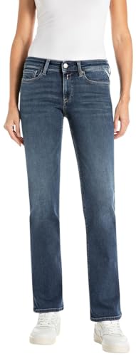 Replay Damen Jeans New Luz Power Stretch, Dark Blue 007 (Blau), 23W/32L