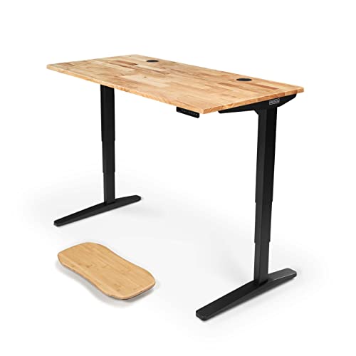 Uplift Desk Rubberwood (60 x 30 inch) Standing Desk 2Leg V2 Adjustable
