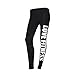 Oulifa Women's High Waist Cropped Yoga Sport Leggings Love Fitness