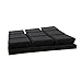 Yumian High-density Soundproof Foam-Sound Absorbing Foam-Sound Dampening Foam-30x30x5cm Soundproofing Foam Studio Acoustic Sound Treatment Absorption Wedge Tile (Black)