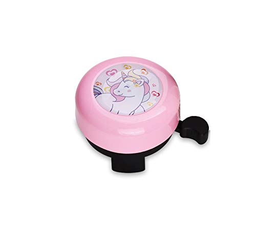 image for Mini-Factory Bike Bell for Kid Girls, Cute Pink Girly Unicorn Children