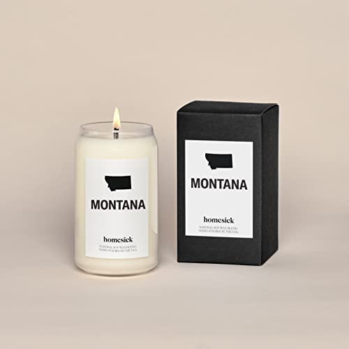 Homesick Premium Scented Candle, Montana Scents of Sandalwood