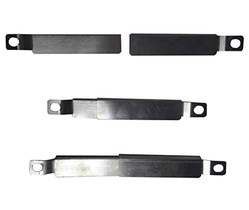 DcYourHome (3-Pack) Replacement Parts-Universal Adjustable Crossover Channel/Tubes for Nexgrill 720-0830h, Thermos 461442114, Charbroil 463241113,Etc.(Adjusts Length from 5 to 9.5 inch)