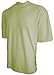 Good Life 100% Cotton Mock Turtleneck Shirt Short Sleeved Pre-Shrunk 4 Colors