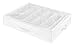 Whitmor Underbed Shoe Bag, White with Clear Top