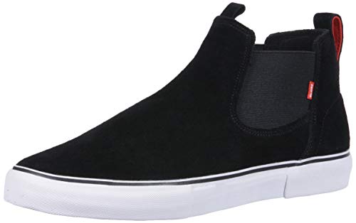 Globe Men's Dover Skate Shoe, Black/White/TF, 8 M US
