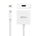 WEme Mini DisplayPort DP (Thunderbolt 2 Port Compatible) to HDMI HDTV Male to Female Adapter Converter for Apple MacBook, Microsoft Surface Pro, Google Chromebook and More, White