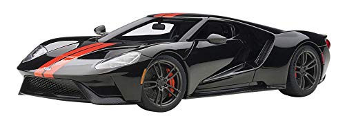 Ford GT 2017, Shadow Black/Orange Stripes