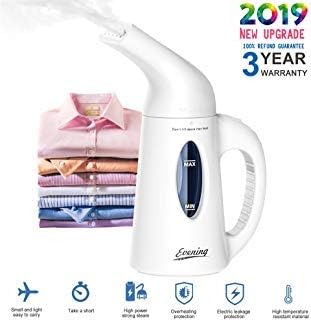 Steamer for Clothes Handheld Clothes Steamer Fast Heat-up Wrinkle Remover Clothes Garment Fabric Steamer Remove Wrinkles Steam Soften Clean Sanitize Sterilize Perfect for Travel Home