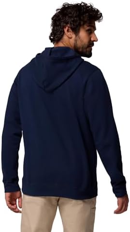 Columbia Trek Hoodie, Fleece mit Aufdruck, Abenteuerbereites Stretch, Verstellbare Kapuze, Baumwollreiches Jersey, Gerippte Kanten, Kängurutasche - Herren