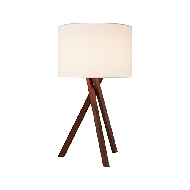 Amazon Brand Rivet Atlas MidCentury Modern Wood Tripod Table Desk