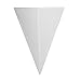 MyGift Pyramid White Ceramic Wall-Mounted Sconce-Style Succulent Planter Vases, Set of 2thumb 3