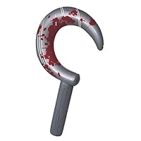 FNA FASHIONS Inflatable Sickle W/Blood Silver Kid Pool Toys Blowup Children Favor Fancy 80cm