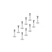 Ruifan 10PCS 16G Clear UV Flexible Acrylic 2mm Clear CZ Gem Labret Monroe Lip Ring/Tragus/Helix/Cartilage Earring Stud Barbell,8mm Bar Length Body Piercing Jewelry