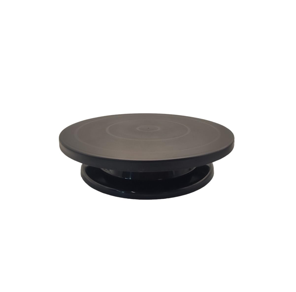 Photo 1 of 11 Inch Rotate Turntable Sculpting Wheel Revolving Cake Turntable Black Painting Turn Table Lightweight Stand for Paint Spraying Spinner, Cake Decorating, Displaying