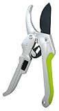 Power Drive Ratchet Anvil Hand Pruning Shears - 5X More Cutting Power Than Conventional Garden Tree Clippers.