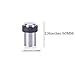 1PCS Stainless Steel Cylindrical Universal Door Stop, 2-3/8 Inch Brushed Finish Door Stopper with Rubber Bumper – Protects Walls from Door Knob Damage by TPOHH
