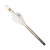 New Archery Products 6-Pack Quickfletch Quickspin Vanes (White)