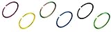 20G Surgical Steel Colored Seamless Nose Ring & Cartilage Hoop with Comfort Round Ends (6 mm - 10 mm)