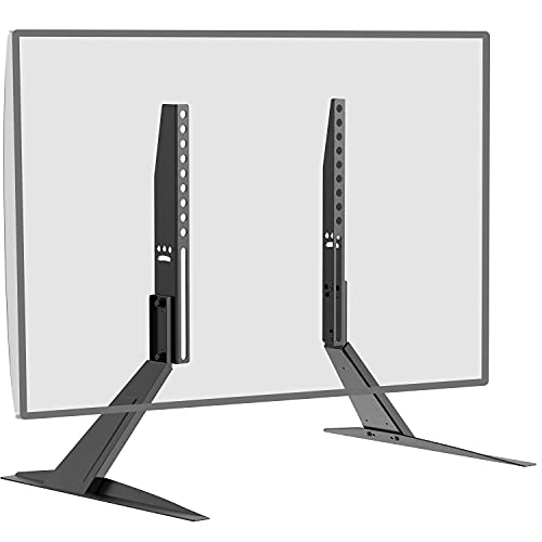 WALI Universal TV Stand – Fits 23 To 42 Inch Screens, Holds 88LBS, Tilts & Height Adjustable