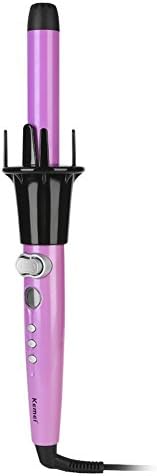 LilyFM Ceramic Automatic Hair Curler Wand Professional Instant Heat 360 Hair Curling Iron Salon Beauty Tools