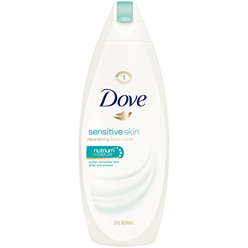 Dove body wash, sensitive skin 22 oz, pack of 4