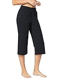 Baleaf Women's Active Yoga Lounge Capri Pants With Pockets