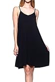 Casual Spaghetti Strap Cover Up Dresses: Beach Loose Tank Club Lounge Sleep