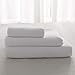 Simple&Opulence 100% Linen Hollow Hemstitch Sheet Set -4 Pieces European Flax Pure Washed Bed Sheets (1 Flat Sheet, 1 Fitted Sheet,2 Pillowcases) -Breathable and Soft (Hemstitch White,Queen)