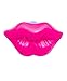 Crystal Dream Kiss Big Lips Neon Pink Pacifier (P3DNP) New and Improved
