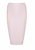 Hego Women's Stripe Wear to Work Bandage Bodycon Midi Skirts H1863